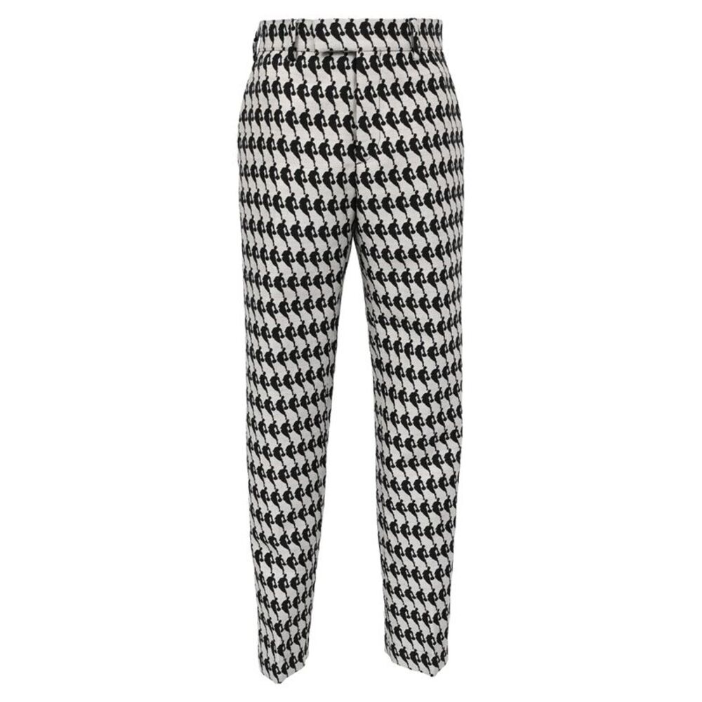 Louis Vuitton x NBA Printed Trousers in Multicolor Wool